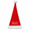 Dyno Seasonal Solutions 18 in. Fleece Babys First Christmas Embroidered Hat, Red & White DY570983